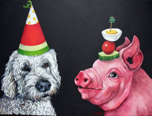 La pintora vegana Dana Ellyn conciencia sobre la explotación animal